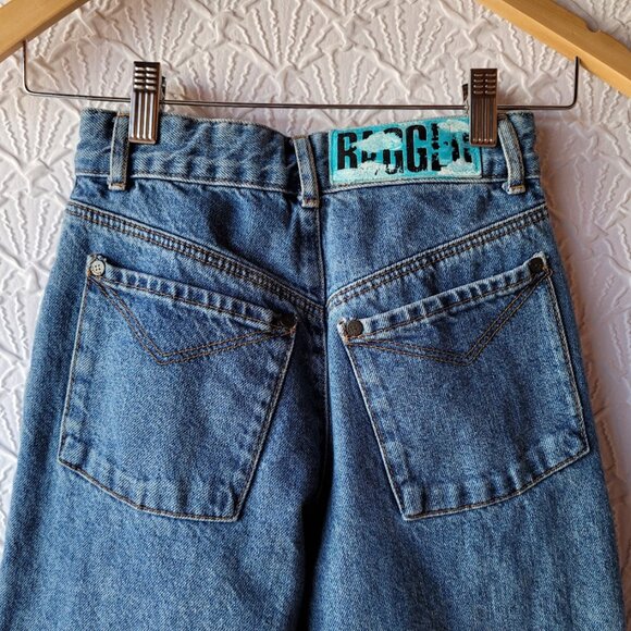 The Ragged Priest Wide Leg Zipped Jeans Size 24 - Picture 7 of 10